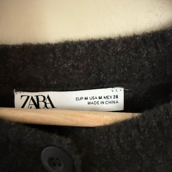Zara Charcoal Knit Cardigan - Picture 2 of 2